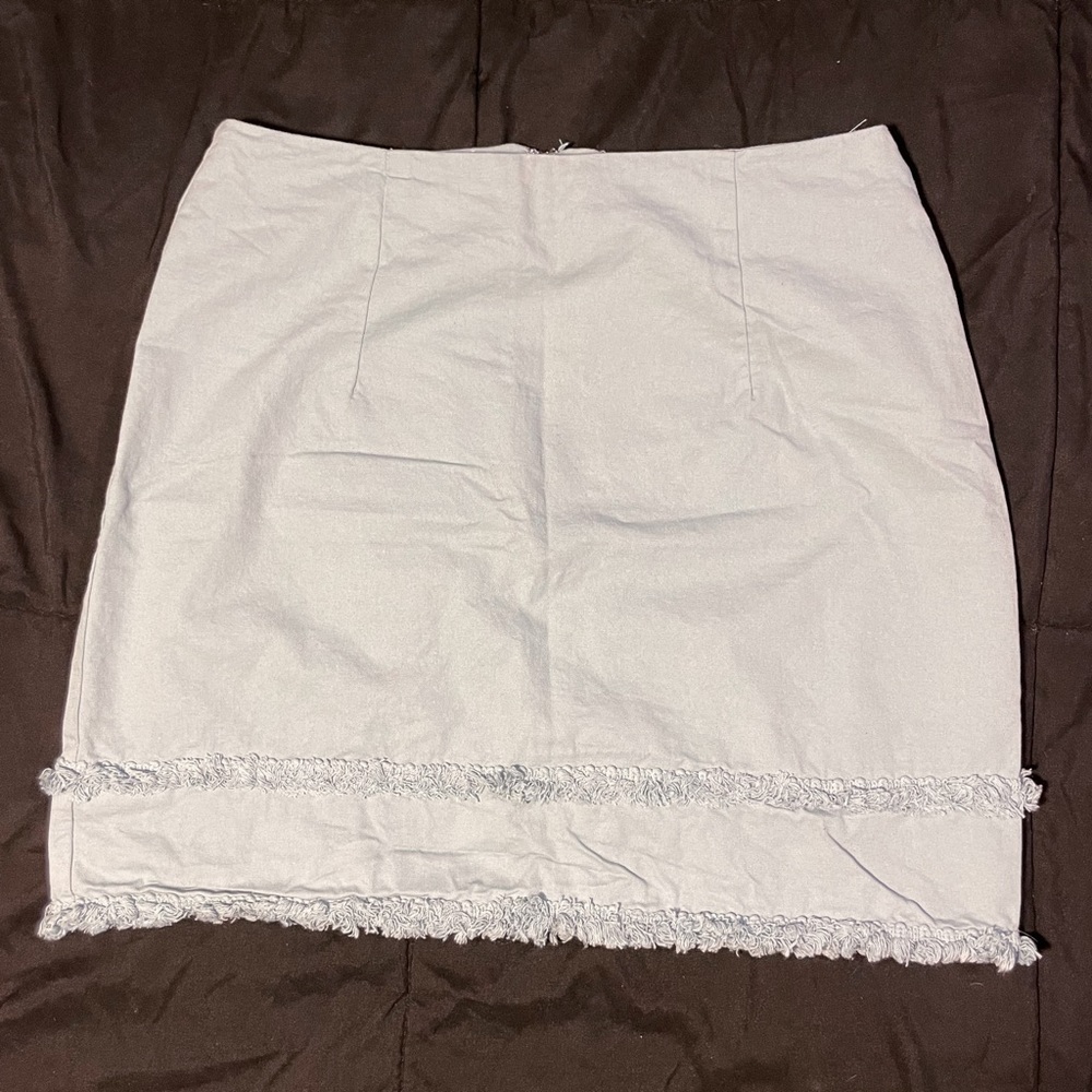 Light blue skirt